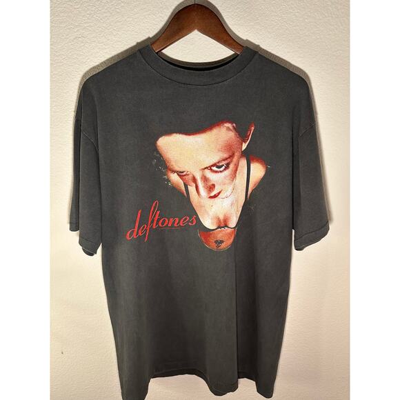 Deftones "Around The Fur" Vintage Reprint Single Stitch T-shirt Tultex Tag - Picture 1 of 7